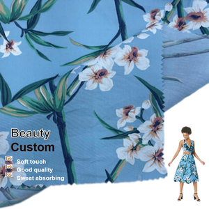 Grand tissu <span class=keywords><strong>en</strong></span> coton Liberty à motifs floraux personnalisé tissu <span class=keywords><strong>en</strong></span> popeline tissé biologique pour robes de filles jupes de chemises <span class=keywords><strong>en</strong></span> cire numérique <span class=keywords><strong>en</strong></span> fil peigné - Product Image 6