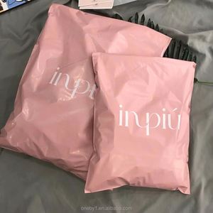 Bolsa de Correo de Polietileno Rosa Brillante Ecológica, Embalaje de Ropa con Logotipo Personalizado, Bolsa de Envío Exprés, Adecuada para Entregas de Comercio Electrónico - Product Image 5
