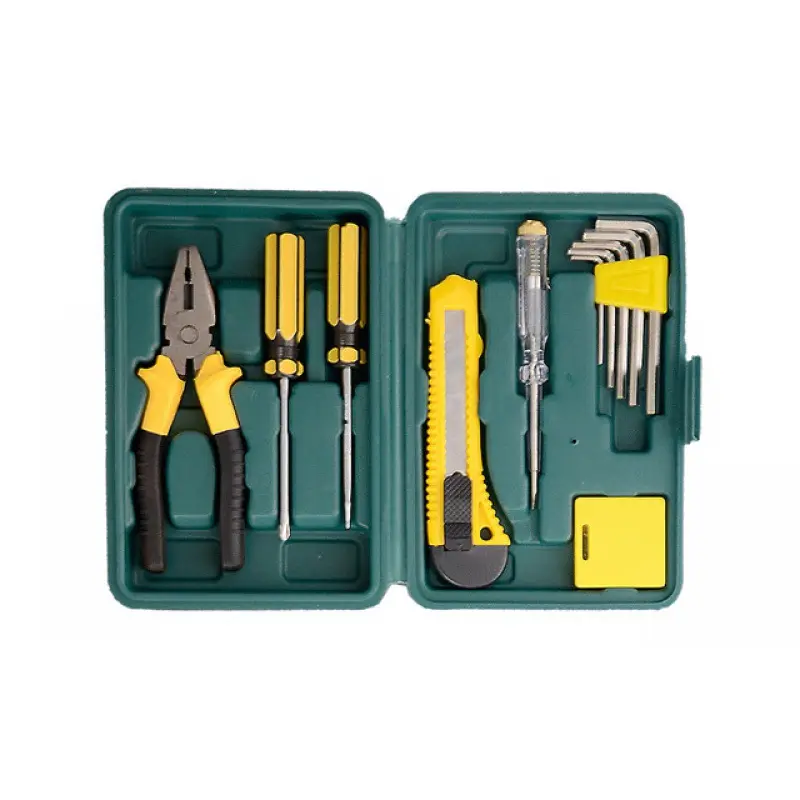 Ensemble d'outils ménagers professionnels 12 en 1 boîte à outils multifonction