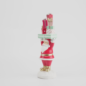Cadeaux de Noël festifs, artisanat en résine 3D, 'Le Chef et l'Homme en pain d'épices', boîte-cadeau en forme de tête, cadeau promotionnel de Noël en dessin animé - Product Image 4