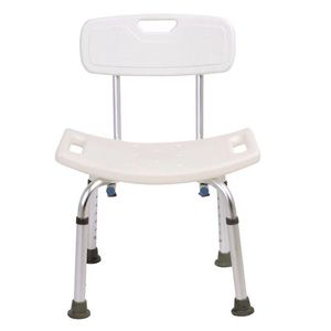 Shower <b>Chair</b> For <b>Elderly</b> And Pregnant Women Stainless Steel 250 Kg Capacity With Backrest Bathroom Safety Equipment - Product Image 2