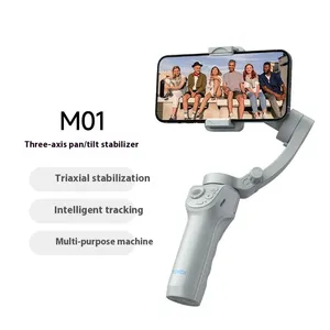Estabilizador de Mano con Gimbal de Tres Ejes Inteligente TOKQI M01, Antivibración para Fotografía con Teléfono Móvil, Seguimiento Facial, Soporte para Transmisión en Vivo - Product Image 4