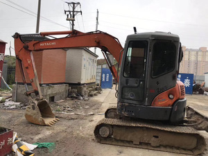 Pelleteuse d'occasion Hitachi Zx55Pelle japonaise d'origine d'occasion Hitachi 120-6 Machines de construction sur chenilles pour l'extérieur - Product Image 6