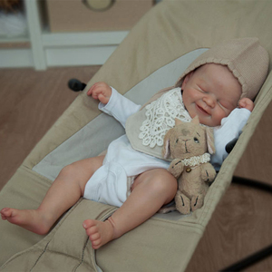 Mignon réaliste vivant nouveau-né bébé enfant en bas âge Reborn poupées Bebes De Siliconas peinture détaillée à la main vinyle Reborn - Product Image 2
