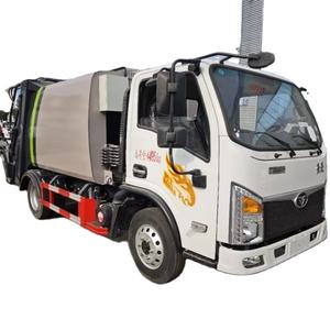 HOWO CLW5040ZY modèle 6.5 mètre cube bleu plaque d'immatriculation souterrain camion compacteur à ordures nouveau Diesel Euro 5 manuel d'émission - Product Image 1