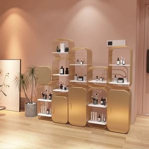 Nouveau produit, étagères de présentation de cosmétiques personnalisées, présentoir de maquillage tendance pour magasin, présentoir de cosmétiques - Product Image 4