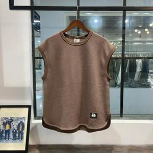 Camiseta sin Mangas Moderna para Hombre, Estilo Americano, Ropa Deportiva, Transpirable, Informal, para Entrenamiento, Diseño Sólido, Cuello Redondo - Product Image 6