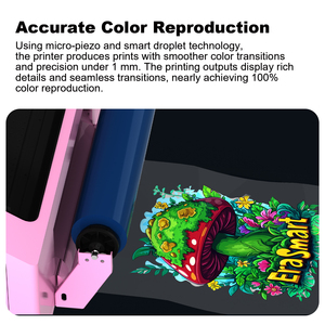 Pink A2 42cm 17inch XP600 UV DTF Printer Hyper-Long Life Printhead 2-Sided Color Mode Beginner Roll-To-Roll <b>Printing</b> <b>Machine</b> - Product Image 3