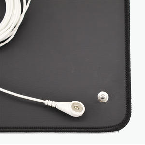 Tapis de mise à la terre anti-fatigue 25x30cm en cuir PU antistatique ESD pour thérapie de mise à la terre - Product Image 2