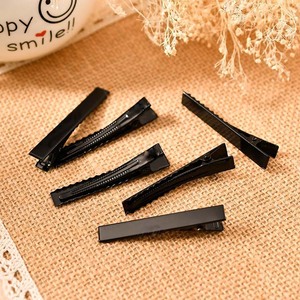 Black Hair <b>Clips</b> 10 Cm Metal Duckbill <b>Clips</b> For Daily Use - Product Image 4