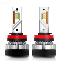 Ampoule de phare LED Canbus G12W H11 HB5 9007 12V 6500K 130W 30000 Lumens Nouvelle Adaptation Universelle pour Voiture