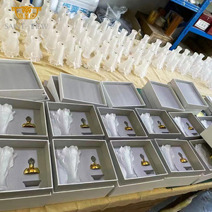 SAINT-VIEW-Mini quemador de incienso para eventos, H14 cm, Eid, Ramadán, cristal rosa, <span class=keywords><strong>Bakhoor</strong></span>, Mubkhar - Product Image 6