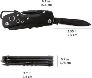 Cuchillo de bolsillo multifuncional, <span class=keywords><strong>herramienta</strong></span> para exteriores, cuchillo plegable <span class=keywords><strong>multiusos</strong></span>, cuchillo combinado, <span class=keywords><strong>herramienta</strong></span> de tijeras - Product Image 4