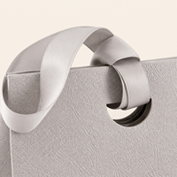 Set di Scatole Porta Gioielli Personalizzabili con Logo, Stile Moderno ed Elegante, Disponibili con Sacchetto di Carta
