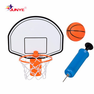Ensemble de mini-paniers de basket Junye 23 cm x 26 cm avec ballon et pompe pour enfants, pour jouer en intérieur - Product Image 2