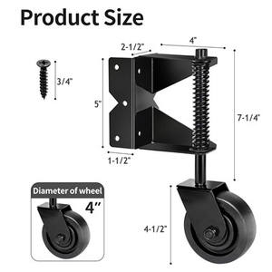 <span class=keywords><strong>Roulette</strong></span> de portail à rotation de 360 degrés pour porte de clôture - Product Image 3