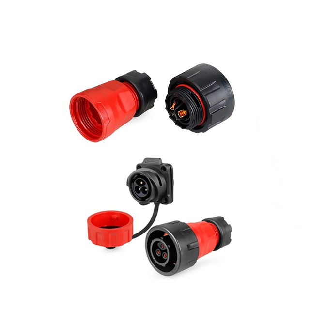 Cnlinko YM24 25A Rated Current Three-phase IP67 Waterproof Cable Connector 3pin 500V Panel Mount Electrical Wiring Plug Socket