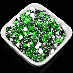 Lan Guang Bán Buôn Chất Lượng Cao Flatback Pha Lê Nhựa Rhinestone Không Hotfix Mạ Dưới <span class=keywords><strong>AB</strong></span> Rhinestone Cho Móng Tay Nghệ Thuật Quần Áo - Product Image 6