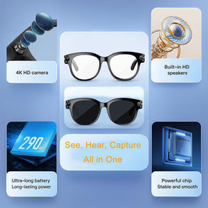 Lunettes de traduction intelligentes M89 avec IA, enregistrement vocal et vidéo, lecture de musique, écouteurs sans fil, lunettes traductrices IA pour le sport - Product Image 6