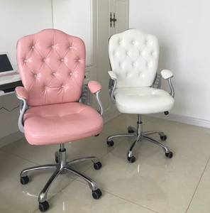 <b>Nail</b> Salon Furniture Manicure Adjustable Work Chairs Cute Swivel Rolling <b>Nail</b> Chairs pink Ergonomic Chair - Product Image 5