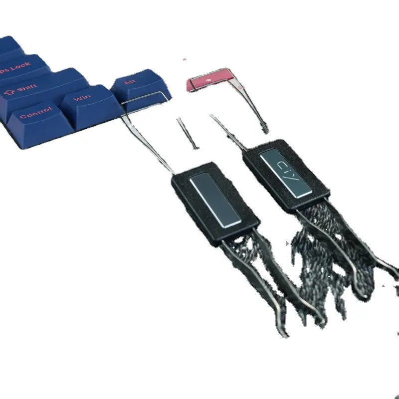 عدة أدوات ميكانيكية لوحة مفاتيح مخصصة مع مفتاح وجراب ومشبك وكماشة وفرشاة لسحب مفاتيح الكتف