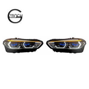X5 <span class=keywords><strong>X6</strong></span> fari per <span class=keywords><strong>BMW</strong></span> X5 <span class=keywords><strong>X6</strong></span> F15 <span class=keywords><strong>F16</strong></span> vecchio per nuovo a G05 G06 F95 F96 fari Laser blu luce frontale - Product Image 4
