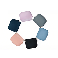 Boîte de rangement pour appareil orthodontique avec logo personnalisé, miroir et fermeture magnétique en ABS et silicone, pour aligneurs transparents et prothèses dentaires – Vente en gros