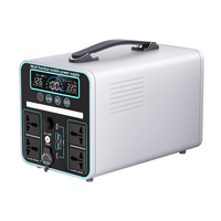 Générateur solaire LECOOVO E1200S 1200W LiFePO4 à onde sinusoïdale pure avec contrôleur MPPT pour camping extérieur, alimentation de secours domestique