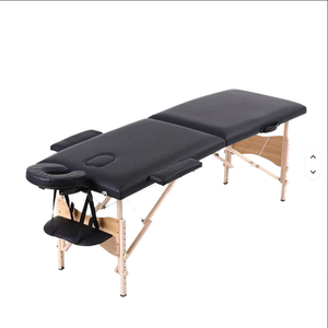 Professional Modern Black Beauty Bed, Portable <b>Foldable</b> Tattoo Massage Spa <b>Table</b>, <b>Foldable</b> <b>and</b> Adjustable - Product Image 4