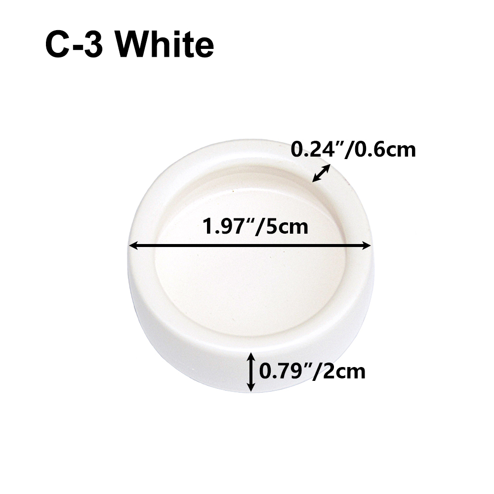 Blanco redondo C-3 de cerámica