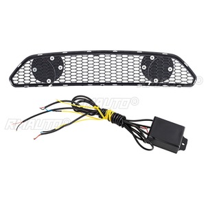 Pour Ford Mustang 2015-2017 : Kit de carrosserie avec calandre de pare-chocs LED décorative et calandre avant LED, pièce extérieure - Product Image 6