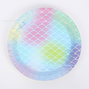 Artículos para Fiesta de Sirenas para 10 Personas, Vajilla Desechable para Fiesta Oceánica, Cumpleaños de Niñas, Baby Shower, Suministros para Fiesta Todo en Uno - Product Image 6