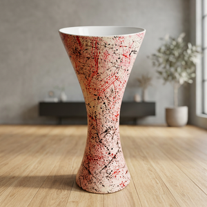 Best Quality Ceramic Sanitary Ware New Round Shape Wash Basin Pedestal Hospital Use Modern Design - Product Image 4