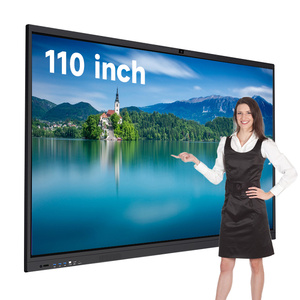 65-110 pulgadas 4K Windows/Android Tablero inteligente interactivo Pantalla táctil <span class=keywords><strong>digital</strong></span> <span class=keywords><strong>Pizarra</strong></span> interactiva Computadora para educación - Product Image 1