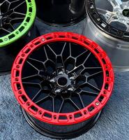 Jantes Vorgin en aluminium forgé, neuves, 17X 10, 18X 9, 19X9.5/10, vert, rouge et noir, monobloc, Beadlock, concave profond, pour BMW 5X112 5X120