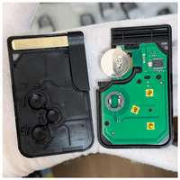 Clés de carte de voiture à distance d'origine avec 3 boutons pour 2003-2008 Renault Scenic Ii Megane Ii Grand Scenic Ii 433Mhz Pcf7947A 46 Chip