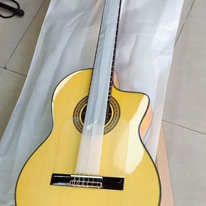 <span class=keywords><strong>Guitare</strong></span> classique <span class=keywords><strong>flamenco</strong></span> en épicéa espagnol de haute qualité K-300CE, fabriquée à la main - Product Image 5