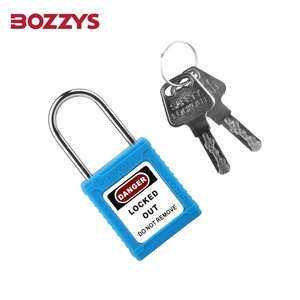 Bozzys Tùy Chỉnh Thép Không Gỉ Còng Loto Nylon An Toàn Khóa Ổ Khóa 38*4Mm Không Thấm Nước Với Chìa Khóa Chủ Cho Cửa Khóa - Product Image 4