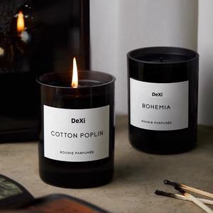 キャンドルカップコンテナキャンドルスティックブラックガラスキャンドルジャー8オンス10オンス12オンス16オンス230Ml 320Ml - Product Image 4