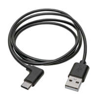 Câble USB-A vers Type-C à angle droit de 90 degrés avec cuivre pur pour console de jeu et casques VR