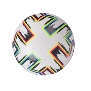 Balón de fútbol de cuero con 4 correas y logotipo personalizado para entrenamiento deportivo y partidos - Product Image 3