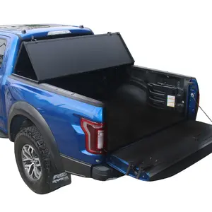Individueller schwarzer Pickup Aluminium Tonneau-Bedeckung harte Tri-Fold Tonneau-Bedeckung für Ford F150