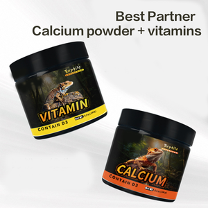 Polvo de Calcio para Lagartos, Vitaminas, Suplementos Nutricionales para Reptiles, Probióticos, Electrolitos, Polvo de Calcio D3, Polvo Multivitamínico - Product Image 4