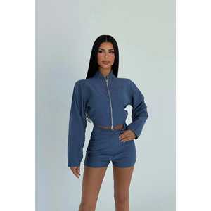 Conjunto de Shorts Indigo para Mujer - Elegantes Monos y Trajes Cortos - Product Image 3