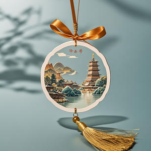Pendentif d'aromathérapie sans flamme de style chinois personnalisé, ornement suspendu haut de gamme, parfum longue durée, créatif et solide - Product Image 3