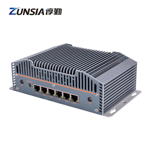 Firewall Application MIni PC 6 LAN Port AI Ultra 7 255H 155h Ultra 5 225H 125h 2*DDR5 Fanless Industrial Router Pfsense Mini PC