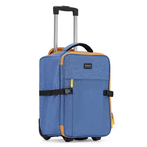 Nieuwe Ontwerp Custom Logo Polyester Weekender Tas Handbagage Trolley Reizen Rugzak Met Wielen Voor Volwassenen