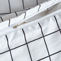 Parure de lit trois pièces en textile de maison pour le commerce transfrontalier, housse de couette imprimée brossée, linge de lit synthétique pastoral