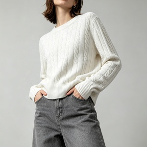 <span class=keywords><strong>Pull</strong></span> en <span class=keywords><strong>cachemire</strong></span> 100% pour <span class=keywords><strong>femme</strong></span>, tricoté sur mesure, motif jacquard, collection Tyan Wholesale. - Product Image 3