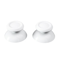 EXtremeRate Manettes analogiques 3D de remplacement blanches pour manettes PS5 et PS4 Slim Pro
